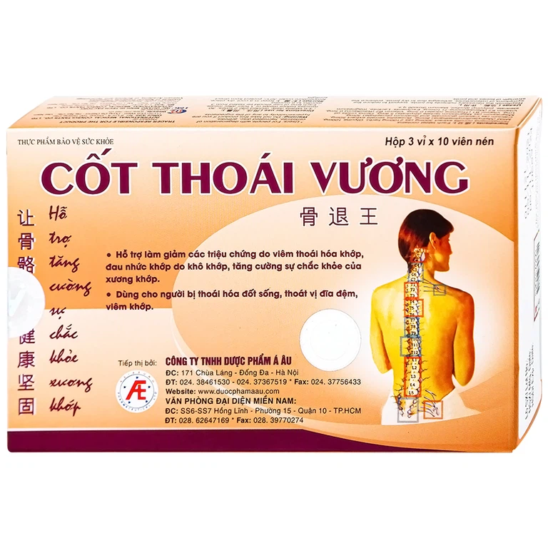 Viên uống Cốt Thoái Vương – Hộp 30 viên