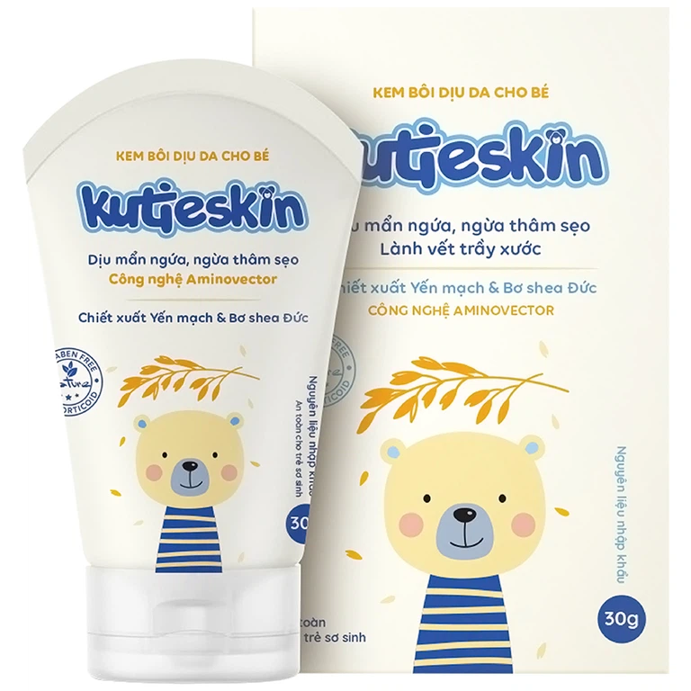 Kem bôi dịu da cho bé Kutieskin – Hộp 30 g