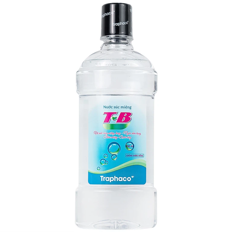 Nước súc miệng TB trắng – Chai 500ml