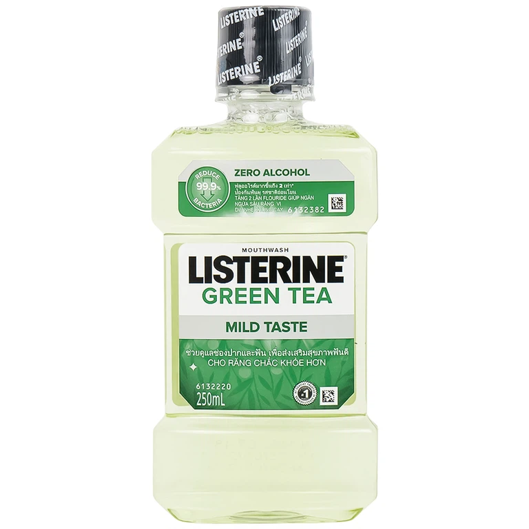 Nước súc miệng Listerine Green Tea – Lọ 250ml