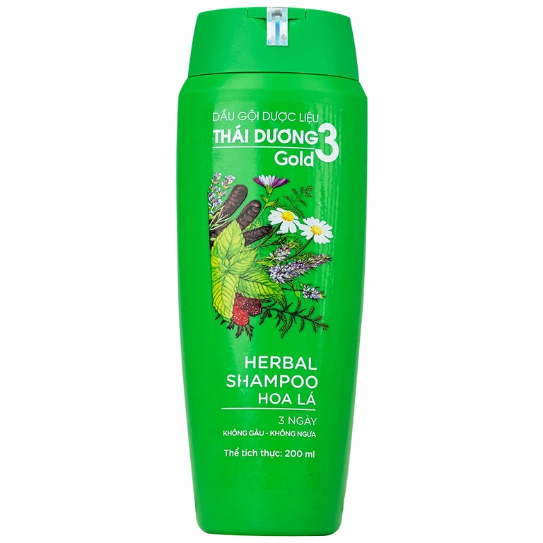 Dầu gội DL Thái Dương 3 (xanh) – Chai 200ml