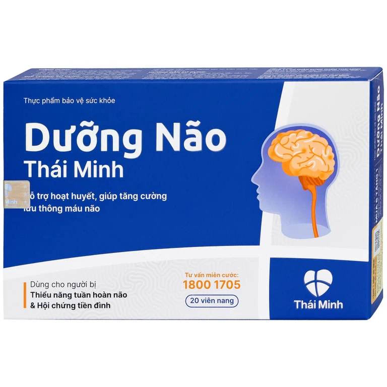 Viên uống Dưỡng não Thái Minh – Hộp 20 viên