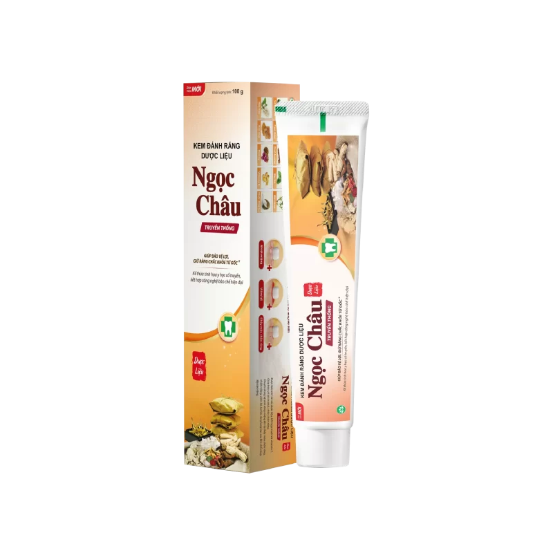 Kem đánh răng dược liệu Ngọc Châu Truyền Thống – Tuýp 125g