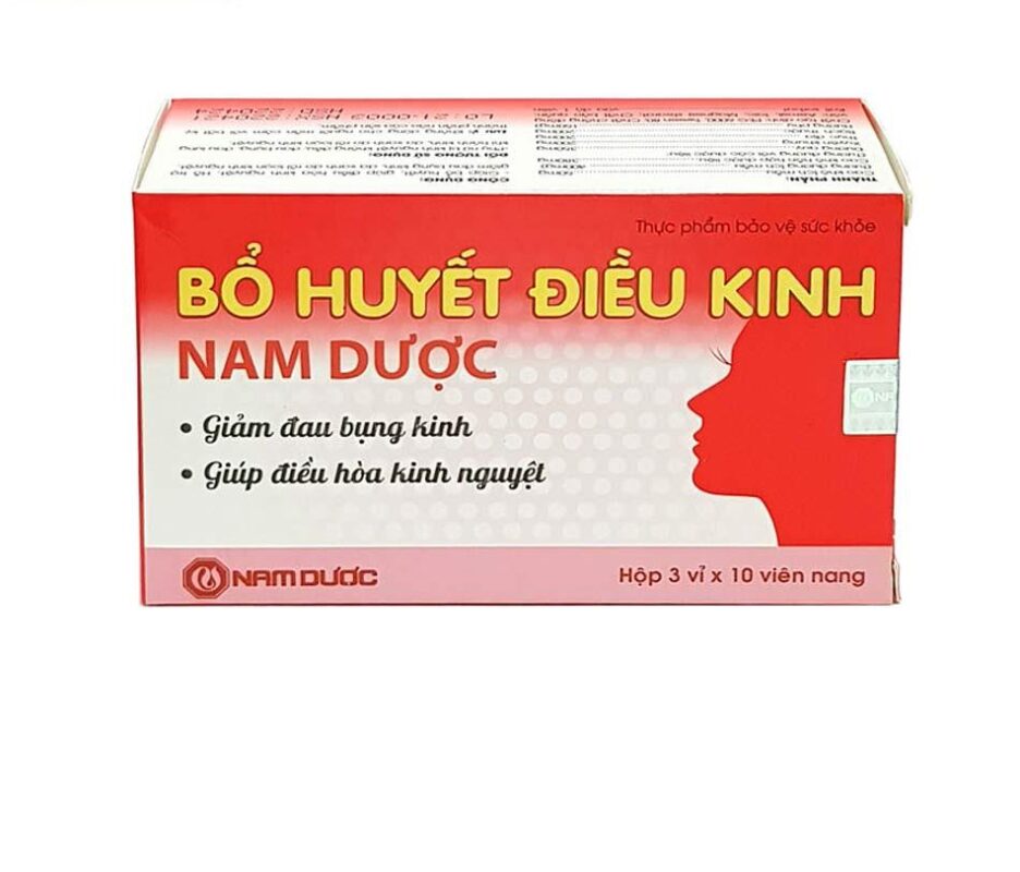 Viên uống Bổ huyết điều kinh Nam Dược – Hộp 30 viên