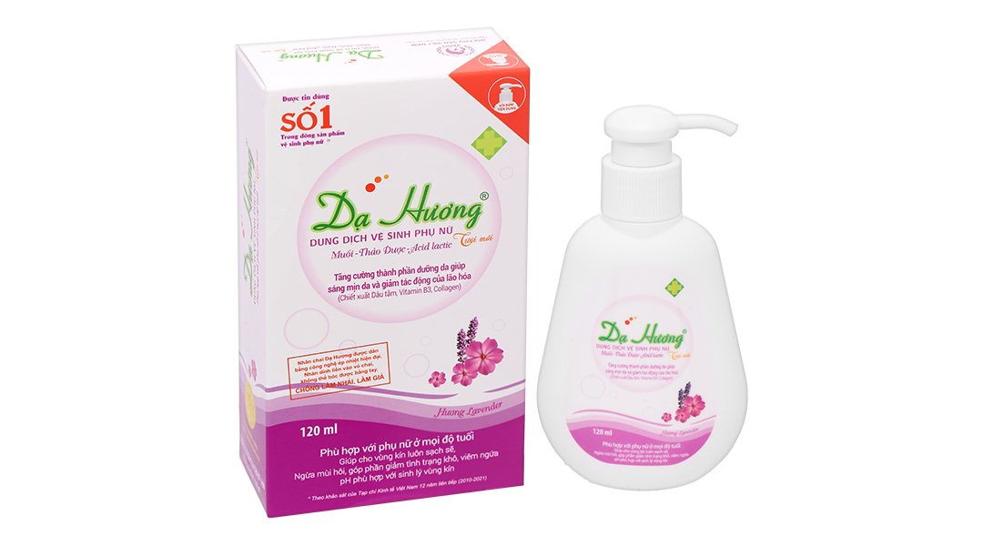 Dung dịch vệ sinh phụ nữ Dạ hương Lavender – Chai 120ml