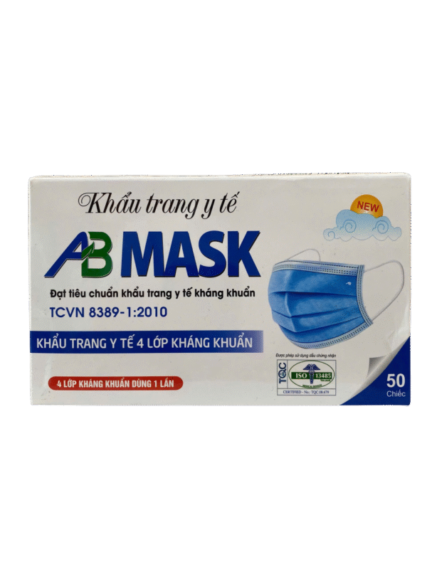 Khẩu trang y tế AB Mask – Hộp 50 cái