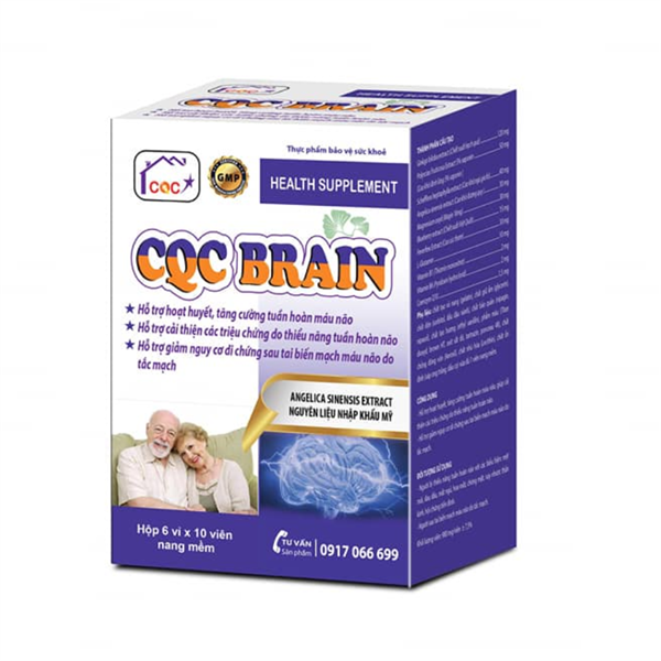 Viên uống CQC Brain – Hộp 60 viên