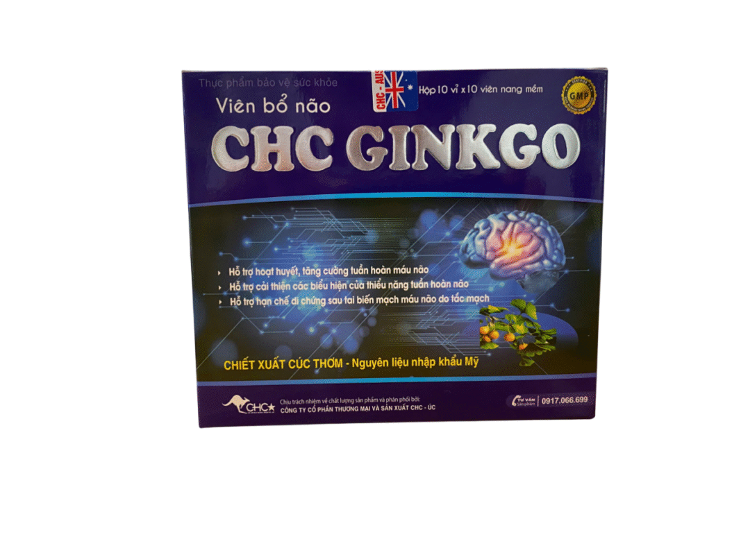 Viên uống CHC Ginkgo – hộp 100 viên