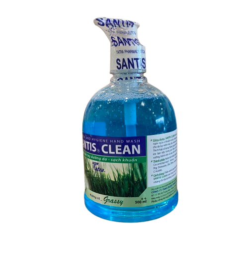 Nước rửa tay SANTIS CLEAN hương cỏ – Chai 500ml