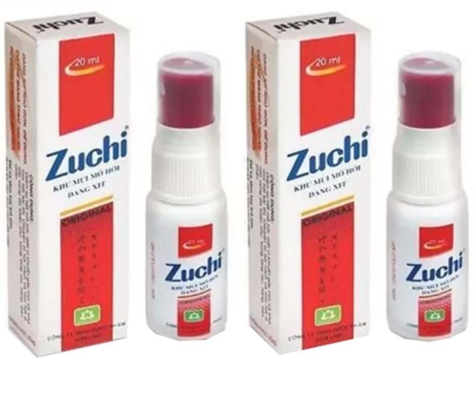 Xịt khử mùi Zuchi Original – Lọ 20ml