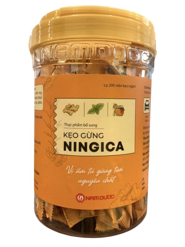 Kẹo gừng NINGICA – Hộp 200 viên kẹo ngậm