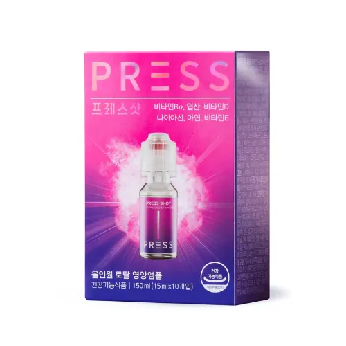Vitamin tươi Hàn Quốc press Shot Hồng – lọ 15ml