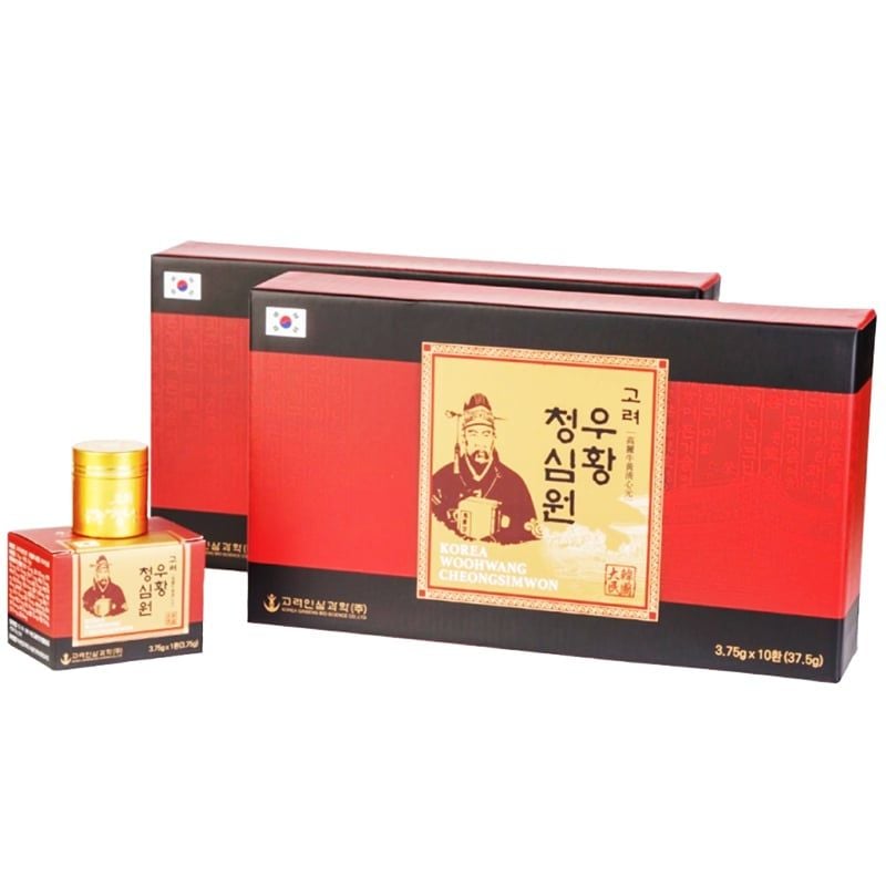 Thực phẩm bảo vệ sức khoẻ Ngưa hoàng Thanh Tâm Korea Woo Hwang Cheong Sim Won – Hộp 10 viên